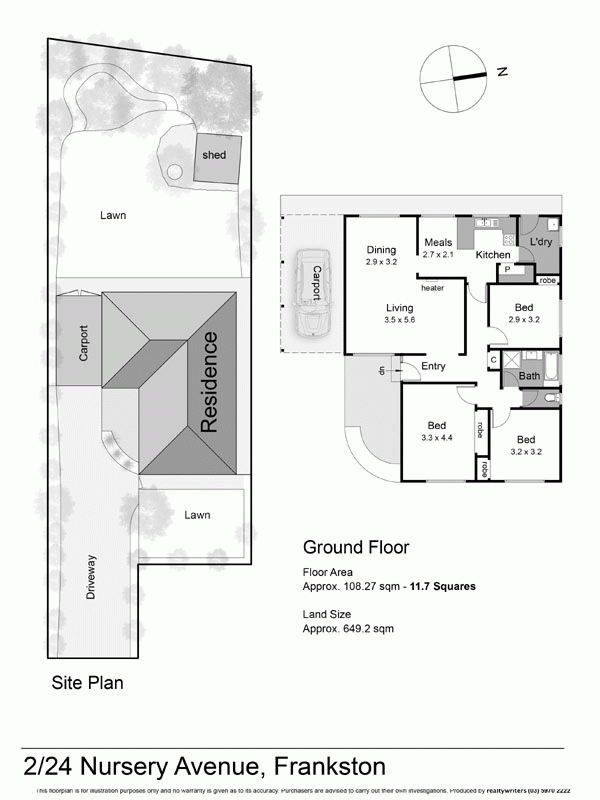 2/24 Nursery Avenue, FRANKSTON VIC 3199 - Floorplan