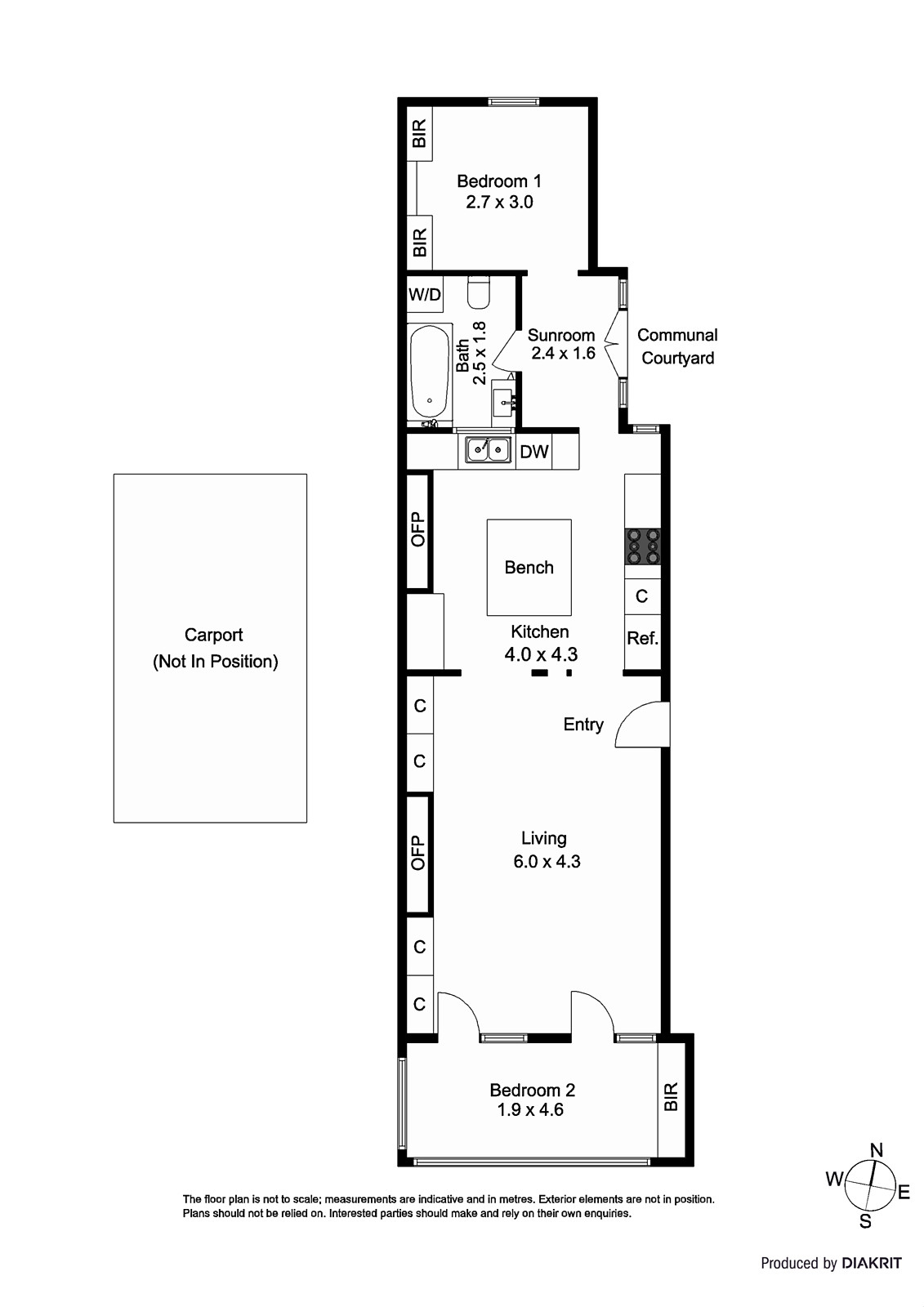2/24 Robe Street, St Kilda VIC 3182 - Floorplan