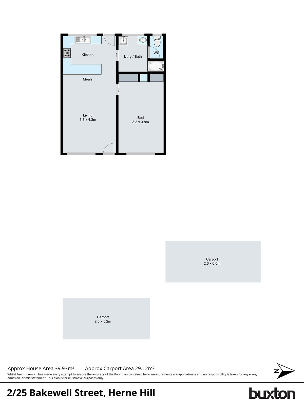 2/25 Bakewell Street, Herne Hill VIC 3218 - Floorplan