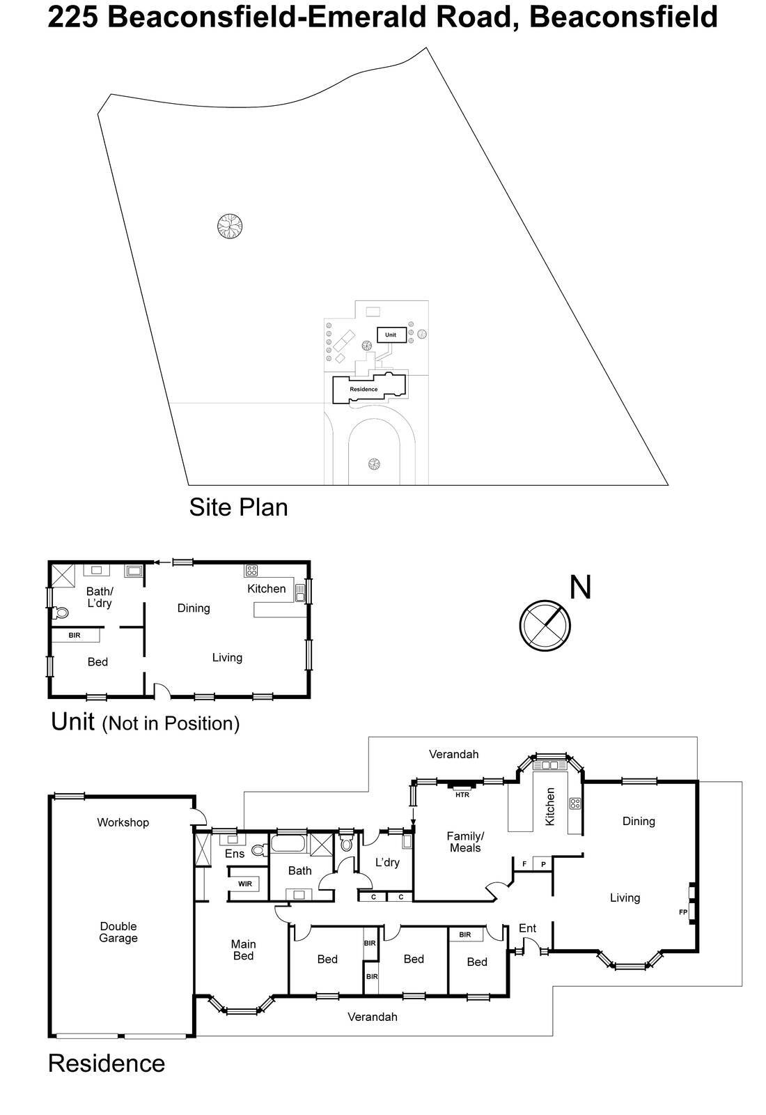 225 Beaconsfield-Emerald Road, Beaconsfield VIC 3807 - Floorplan