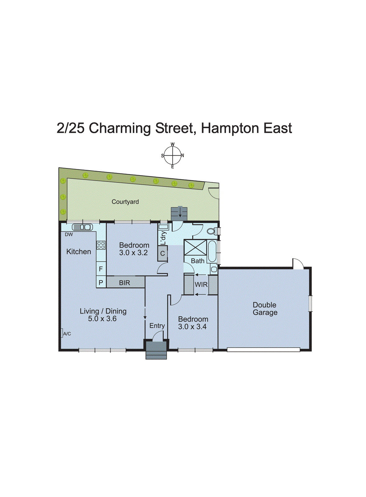 2/25 Charming Street, Hampton East VIC 3188 - Floorplan