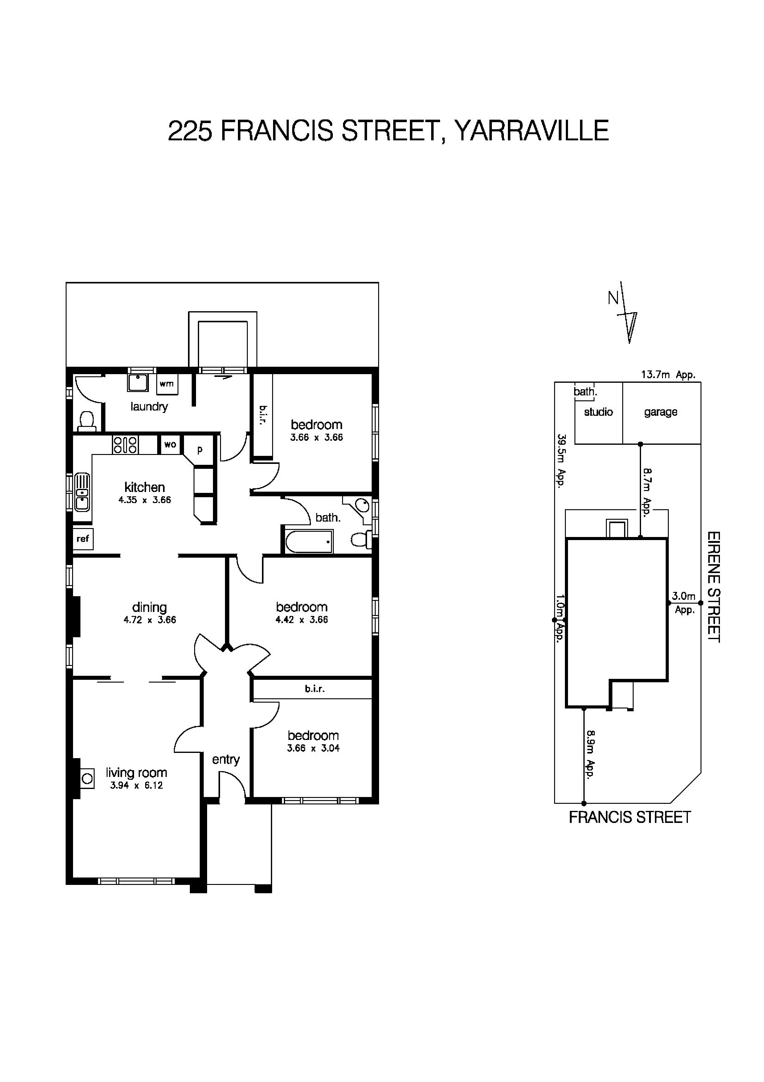 225 Francis Street, YARRAVILLE VIC 3013 - Floorplan