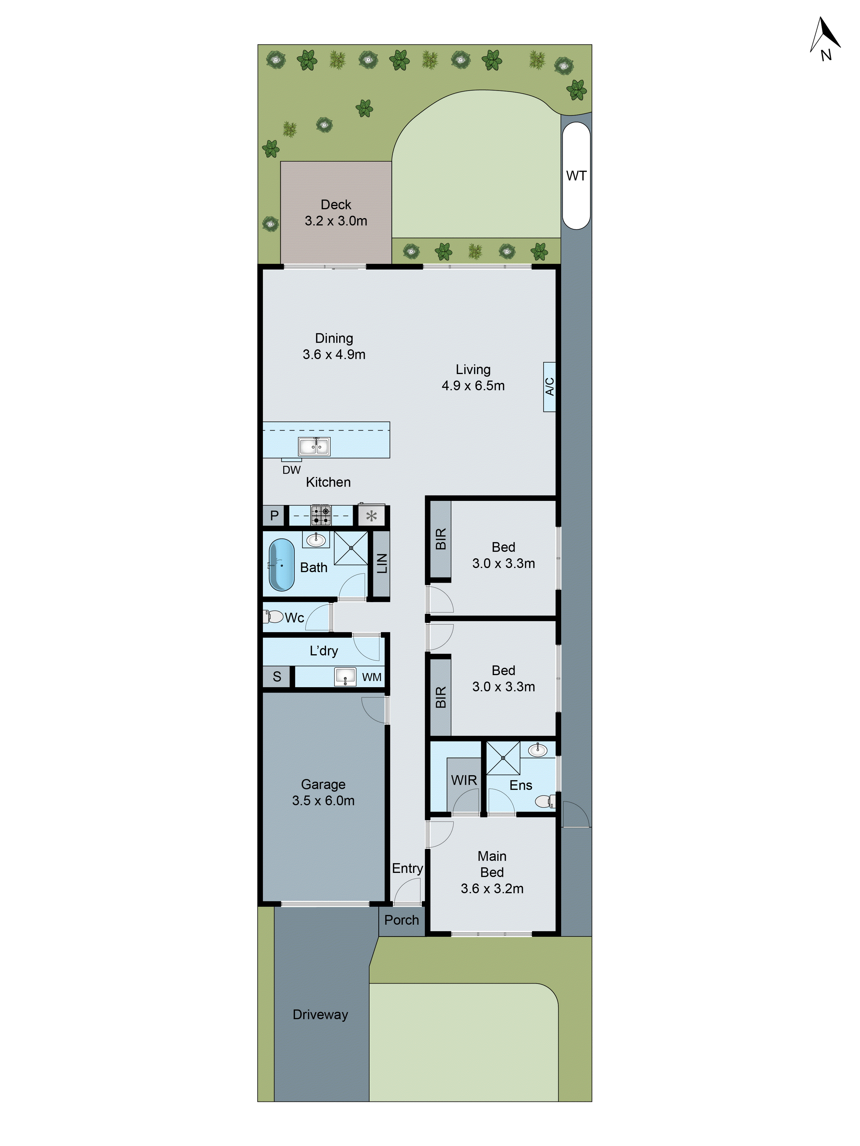 2/25 Grafton Street, St Albans Park VIC 3219 - Floorplan