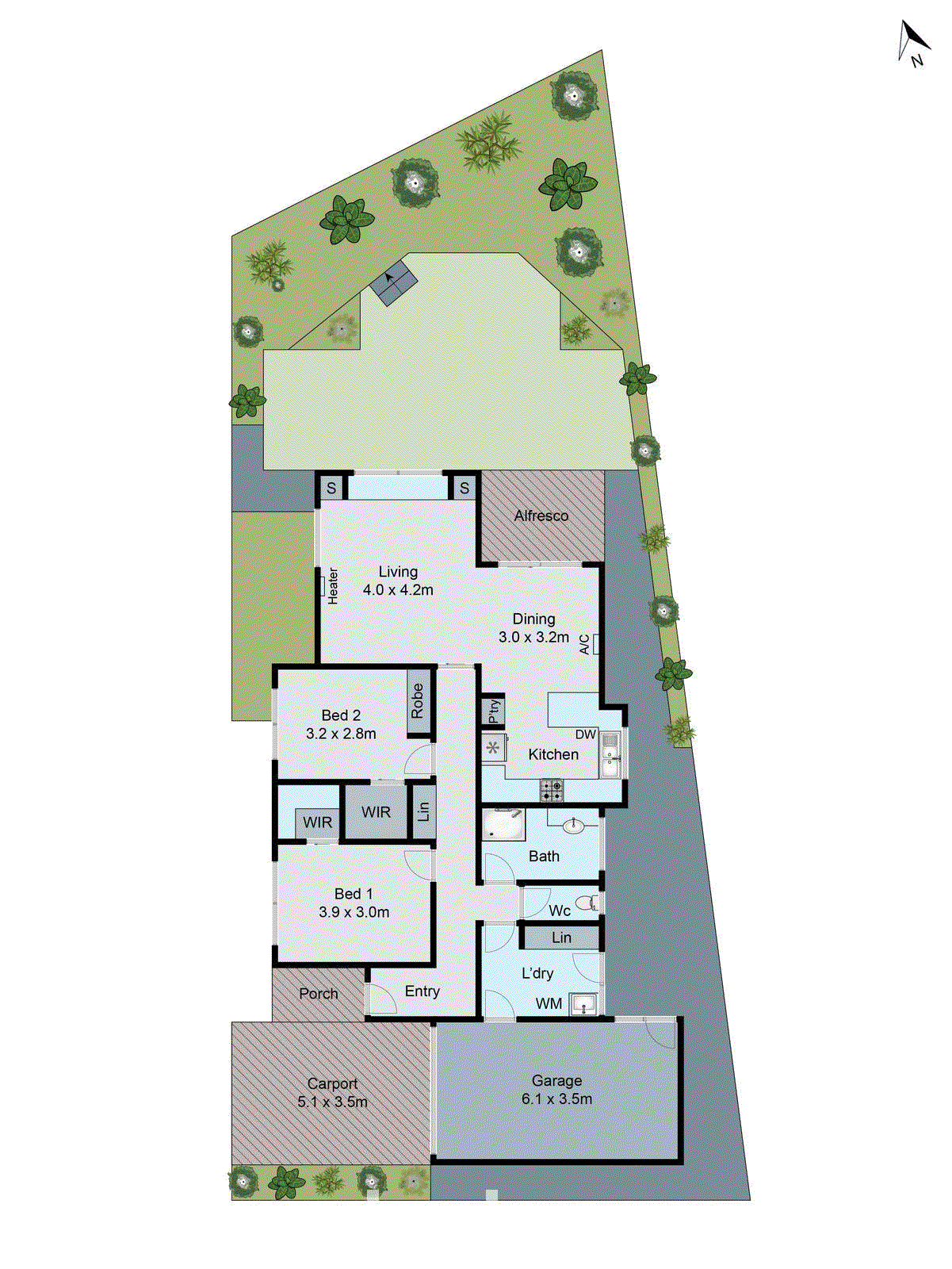 2/25 Helmer Crescent, Thomson VIC 3219 - Floorplan