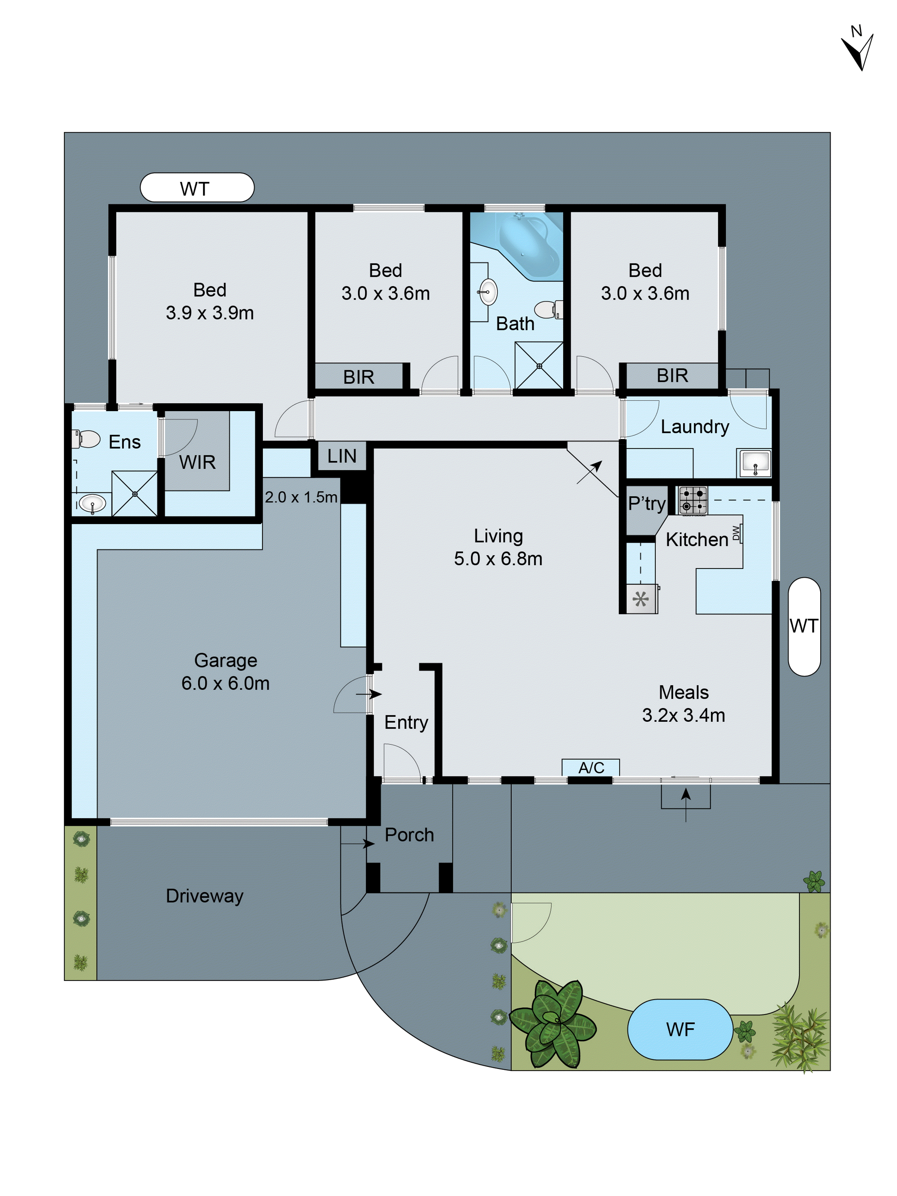 2/25 Nicholas Street, Newtown VIC 3220 - Floorplan