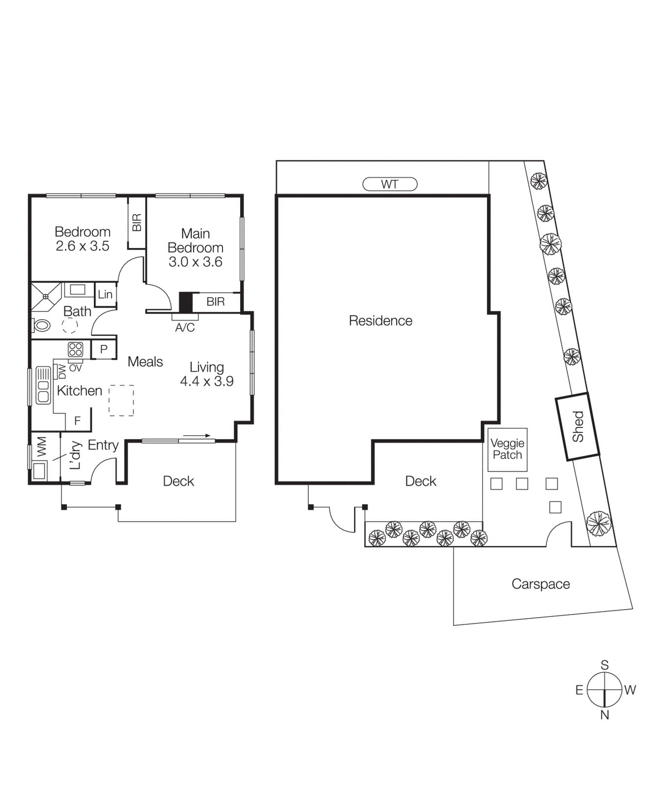 2/25 Portland Parade, Seaford VIC 3198 - Floorplan