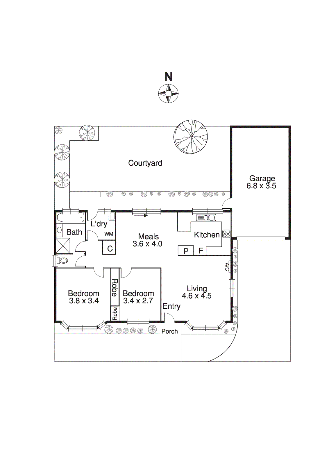 2/25 Swan Walk, Chelsea VIC 3196 - Floorplan