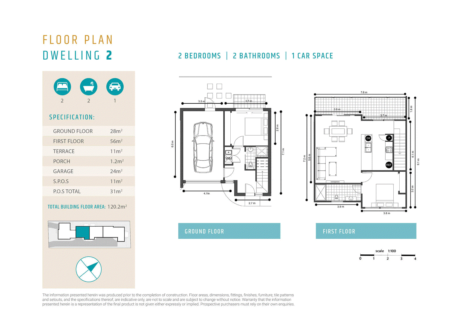 2/253 Station Street, Edithvale VIC 3196 - Floorplan