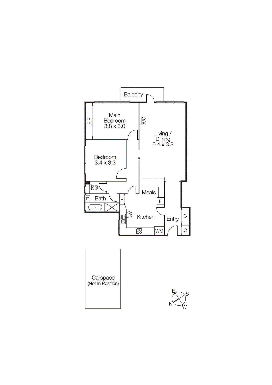 2/26 Beach Avenue, Elwood VIC 3184 - Floorplan