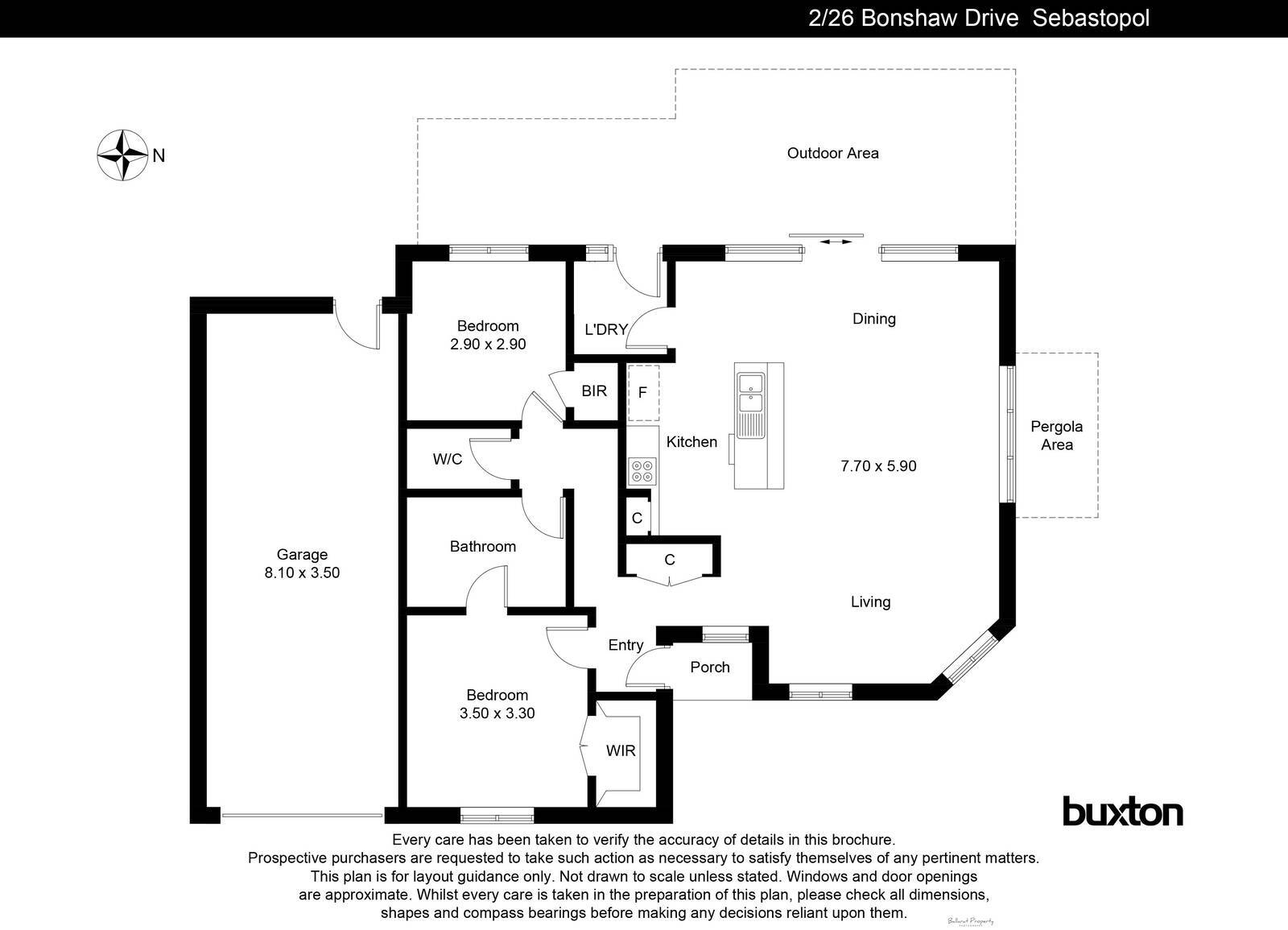 2/26 Bonshaw Drive, Sebastopol VIC 3356 - Floorplan