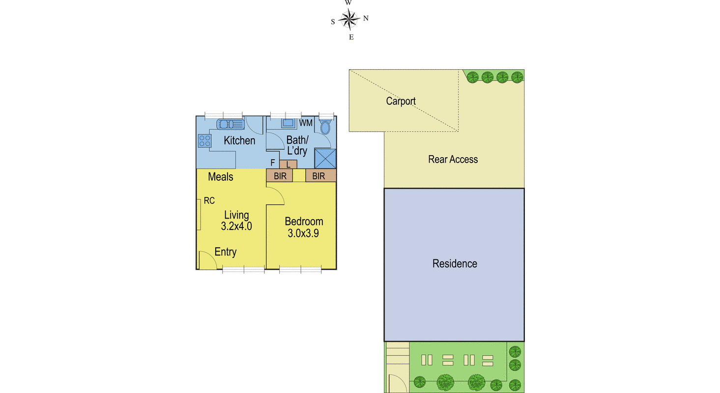 2/26 Fraser Street, HERNE HILL VIC 3218 - Floorplan
