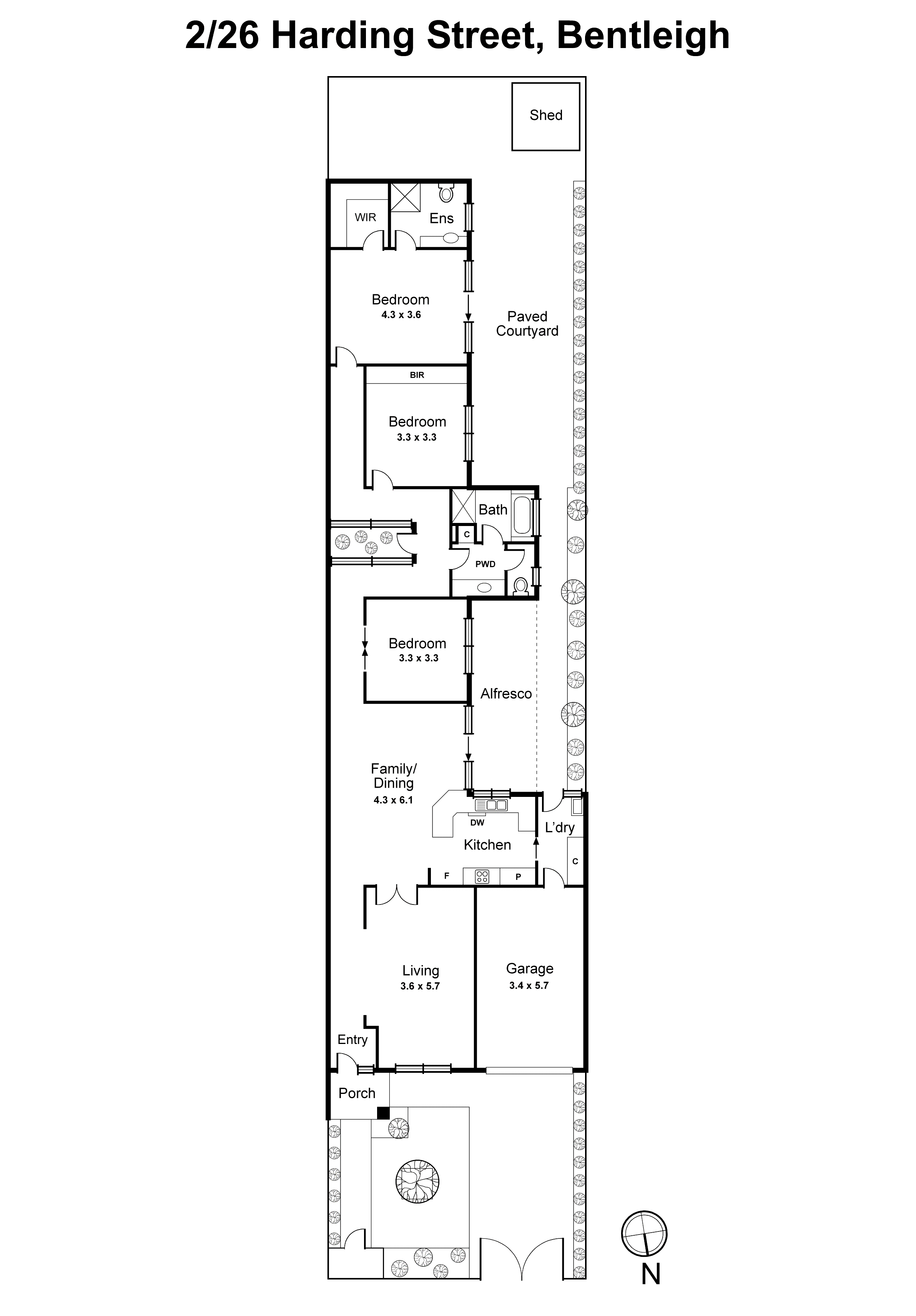 2/26 Harding Street, Bentleigh VIC 3204 - Floorplan
