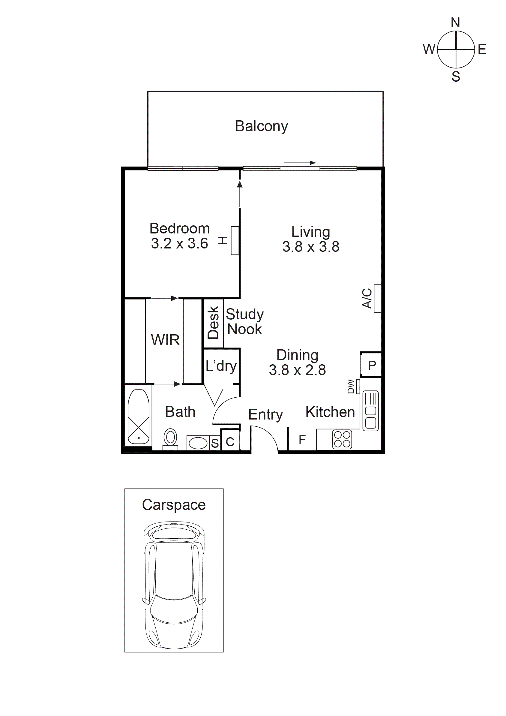 22/6 Lansdowne Road, St Kilda East VIC 3183 - Floorplan