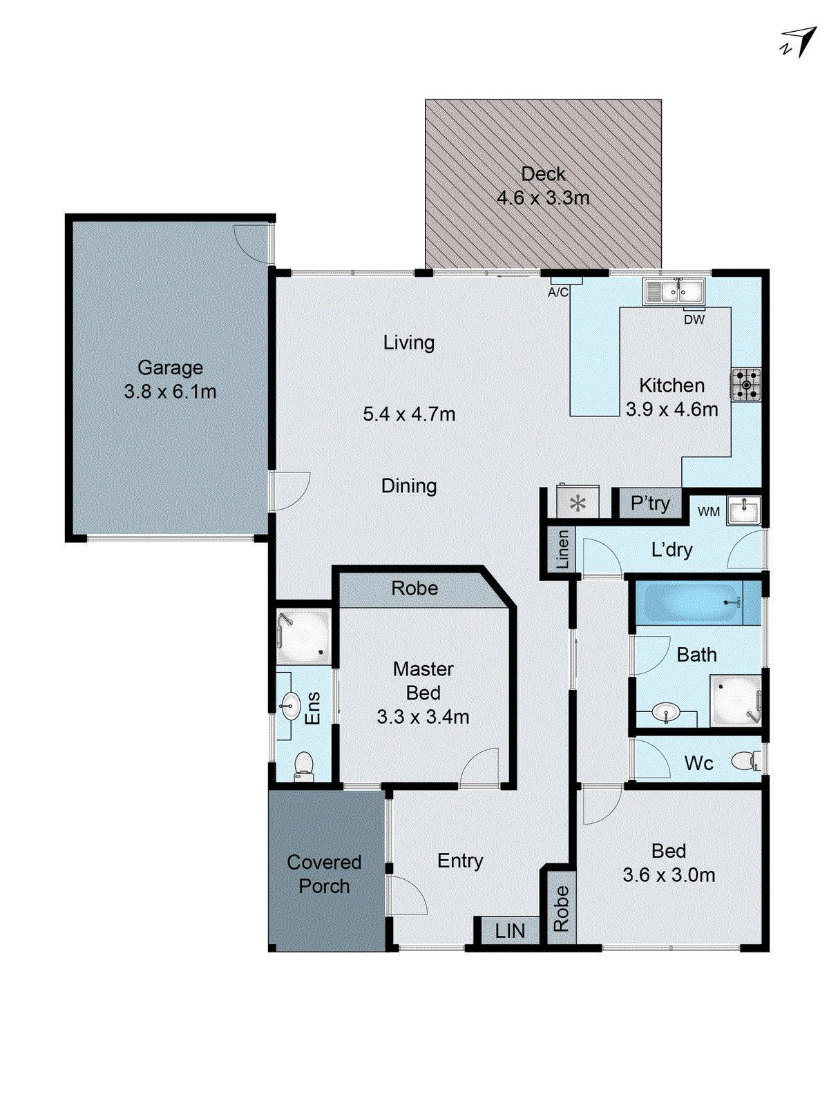 2/26 The Avenue, Belmont VIC 3216 - Floorplan