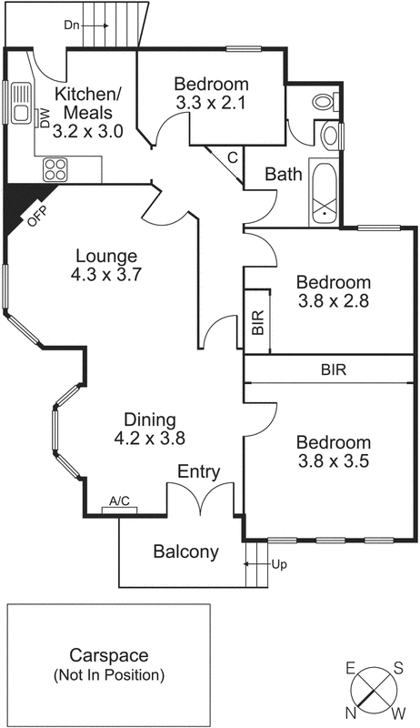 2/260 St Kilda Street, Brighton VIC 3186 - Floorplan
