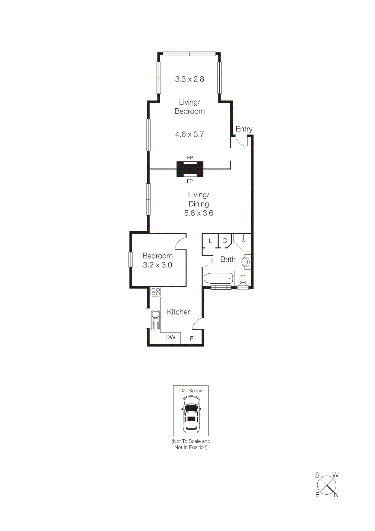 2/264 Beaconsfield Parade, Middle Park VIC 3206 - Floorplan