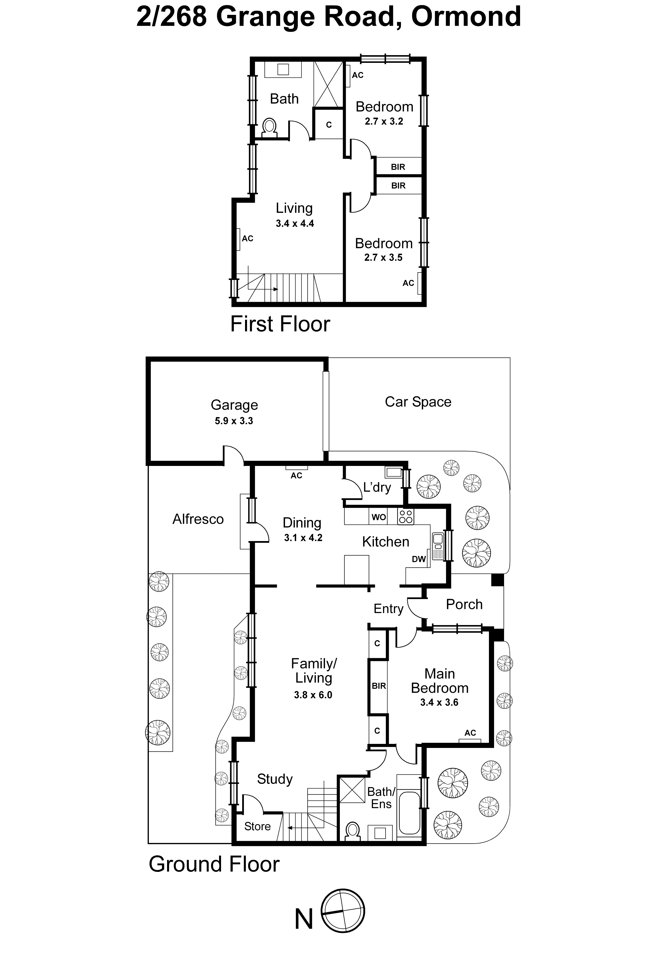 2/268 Grange Road, Ormond VIC 3204 - Floorplan