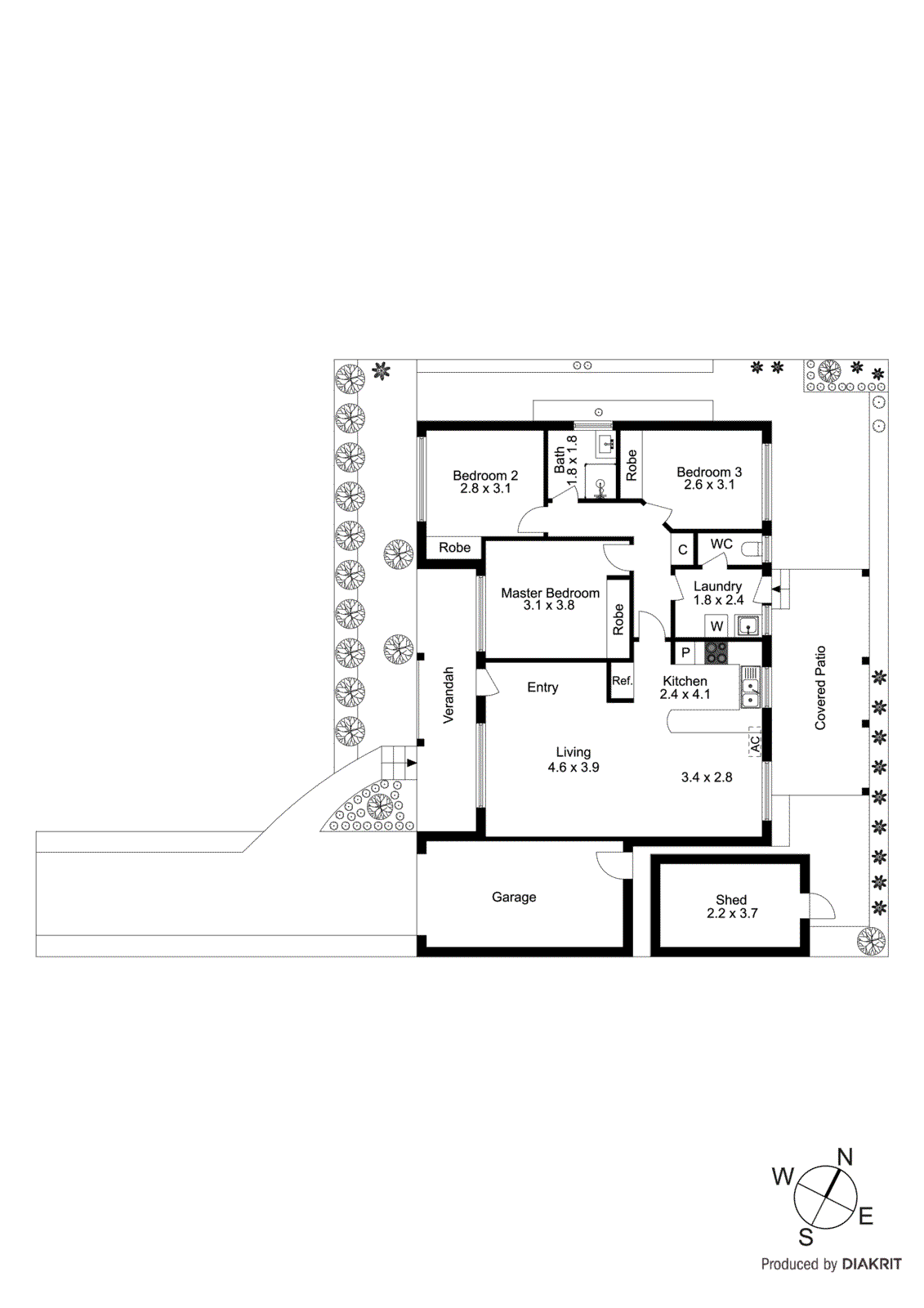 2/27 Dahmen Street, Carrum VIC 3197 - Floorplan