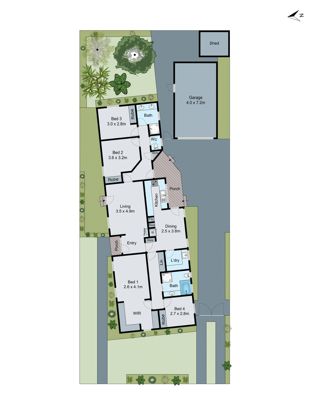 227 Wilsons Road, Whittington VIC 3219 - Floorplan