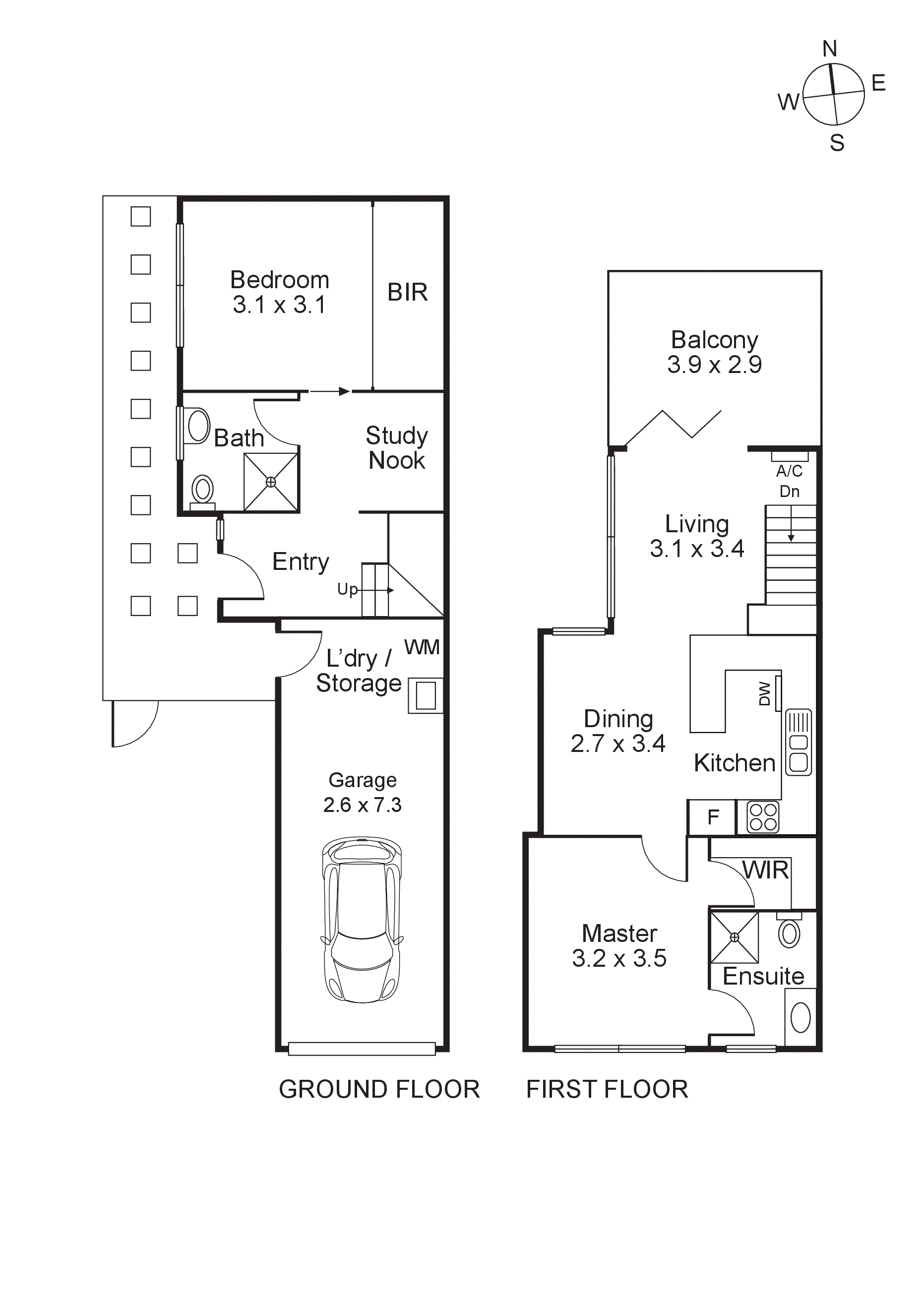 2/274 Highett Road, Highett VIC 3190 - Floorplan