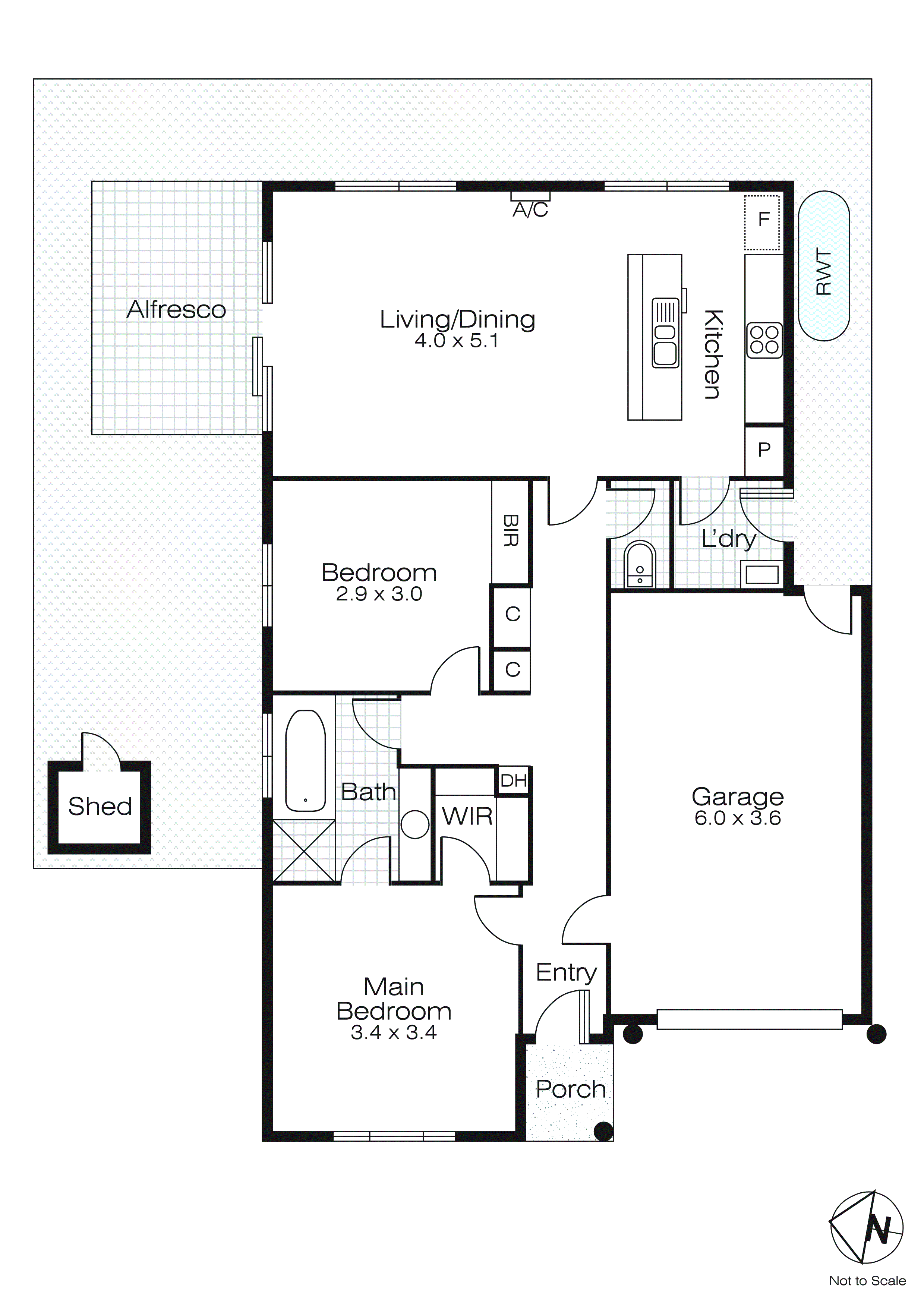 2/274A Humffray Street North, Brown Hill VIC 3350 - Floorplan