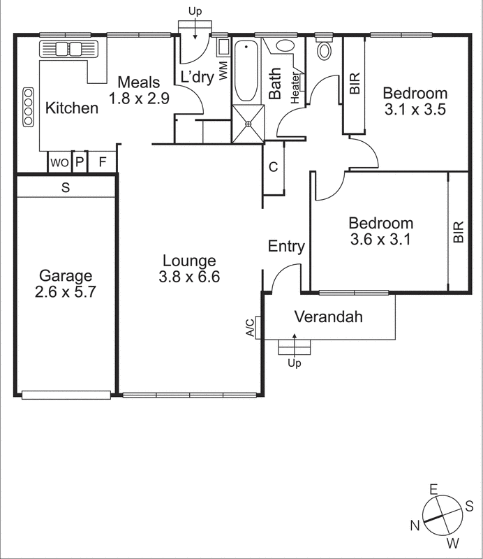 2/28 Holloway Road, Sandringham VIC 3191 - Floorplan