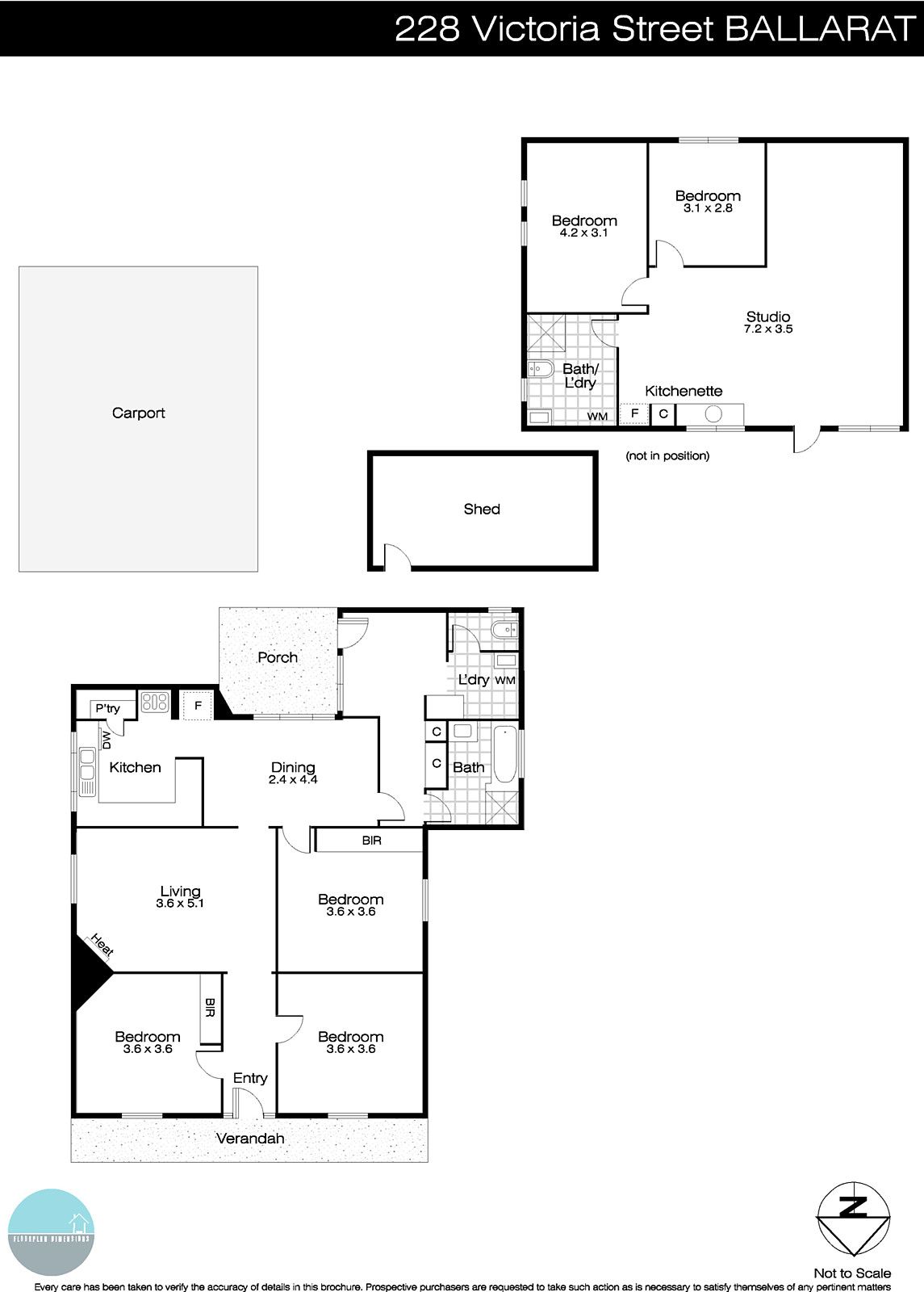 228 Victoria Street, Ballarat East VIC 3350 - Floorplan