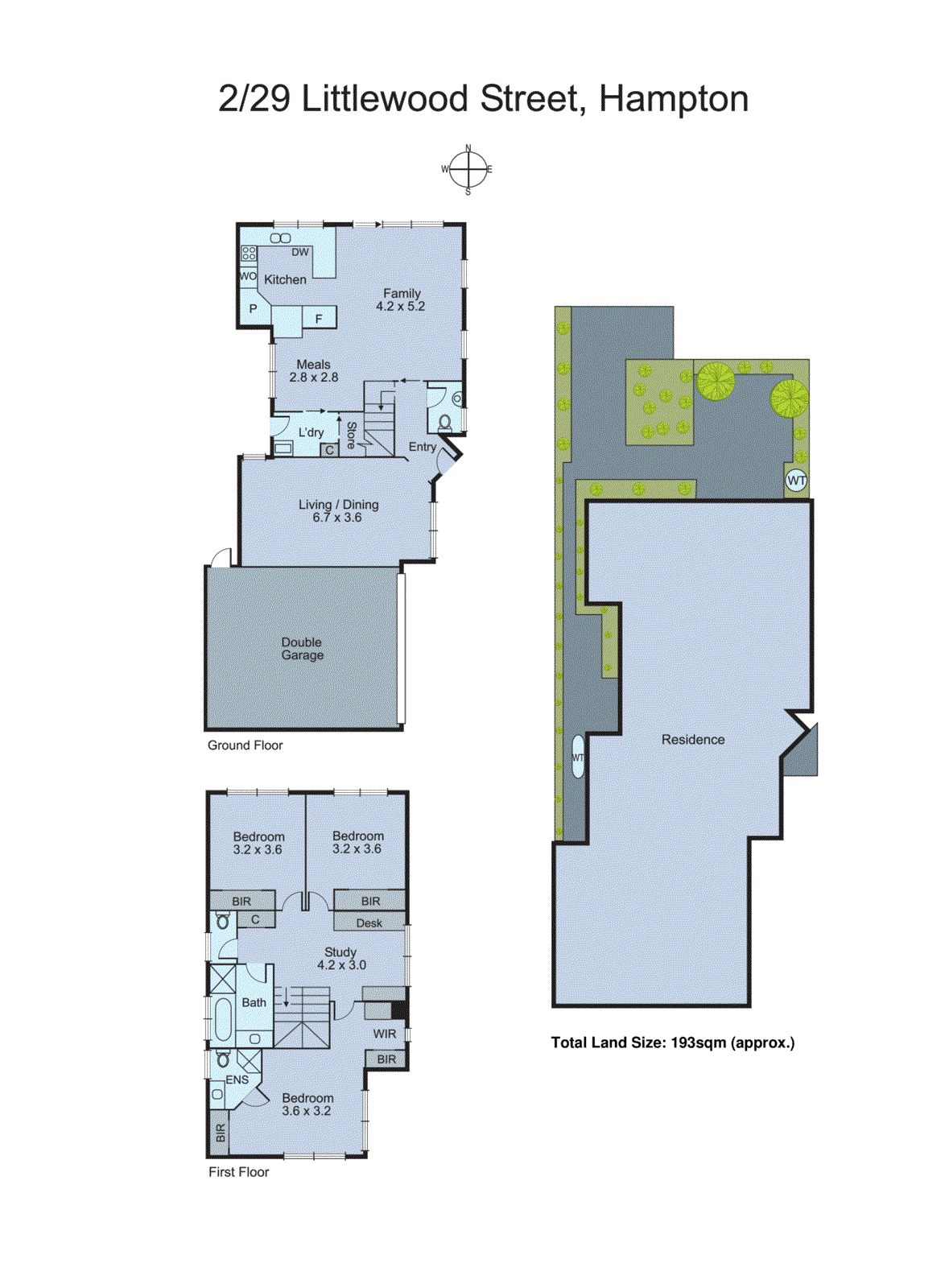 2/29 Littlewood Street, Hampton VIC 3188 - Floorplan