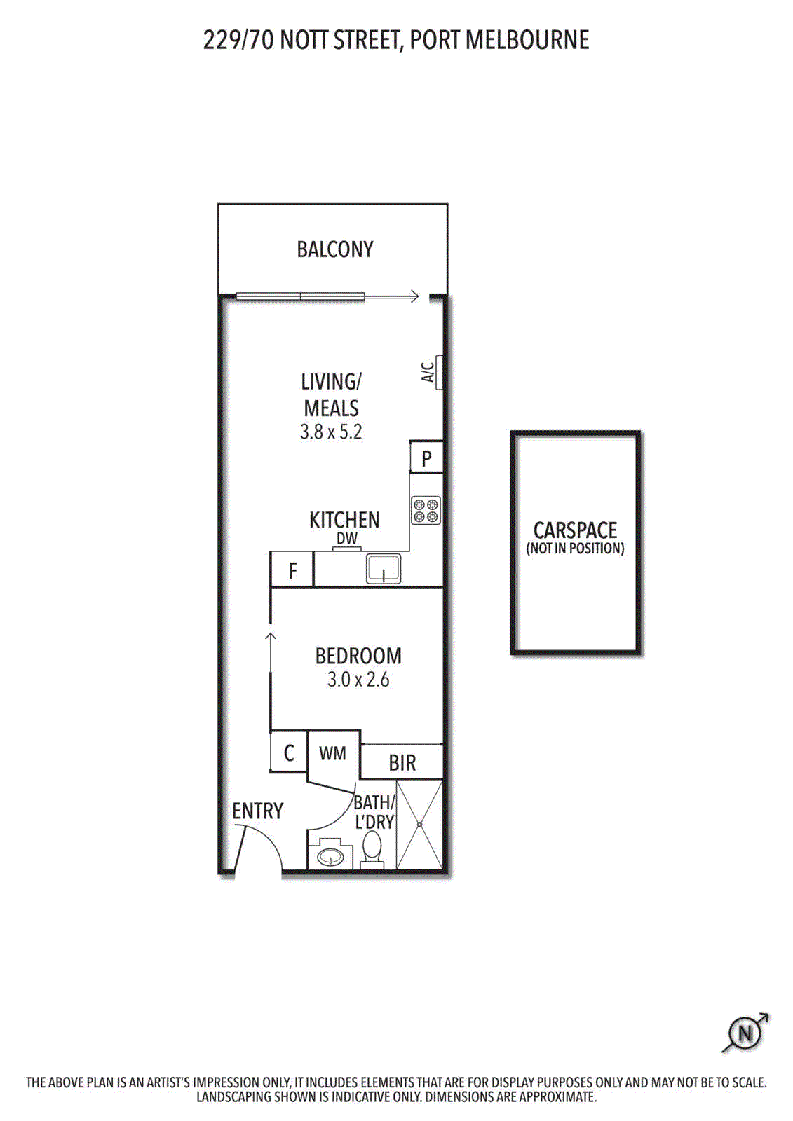 229/70 Nott Street, Port Melbourne VIC 3207 - Floorplan