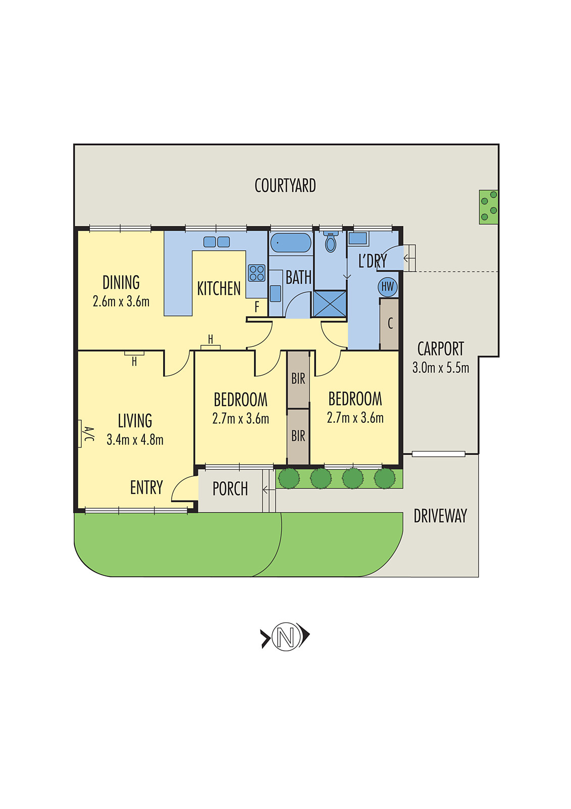 2/299 Autumn Street, Newtown VIC 3220 - Floorplan