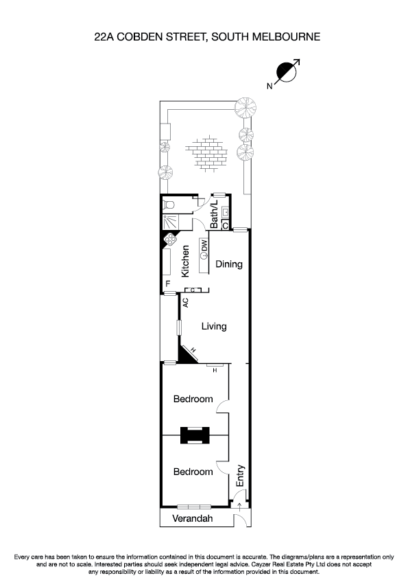 22A Cobden Street, SOUTH MELBOURNE VIC 3205 - Floorplan