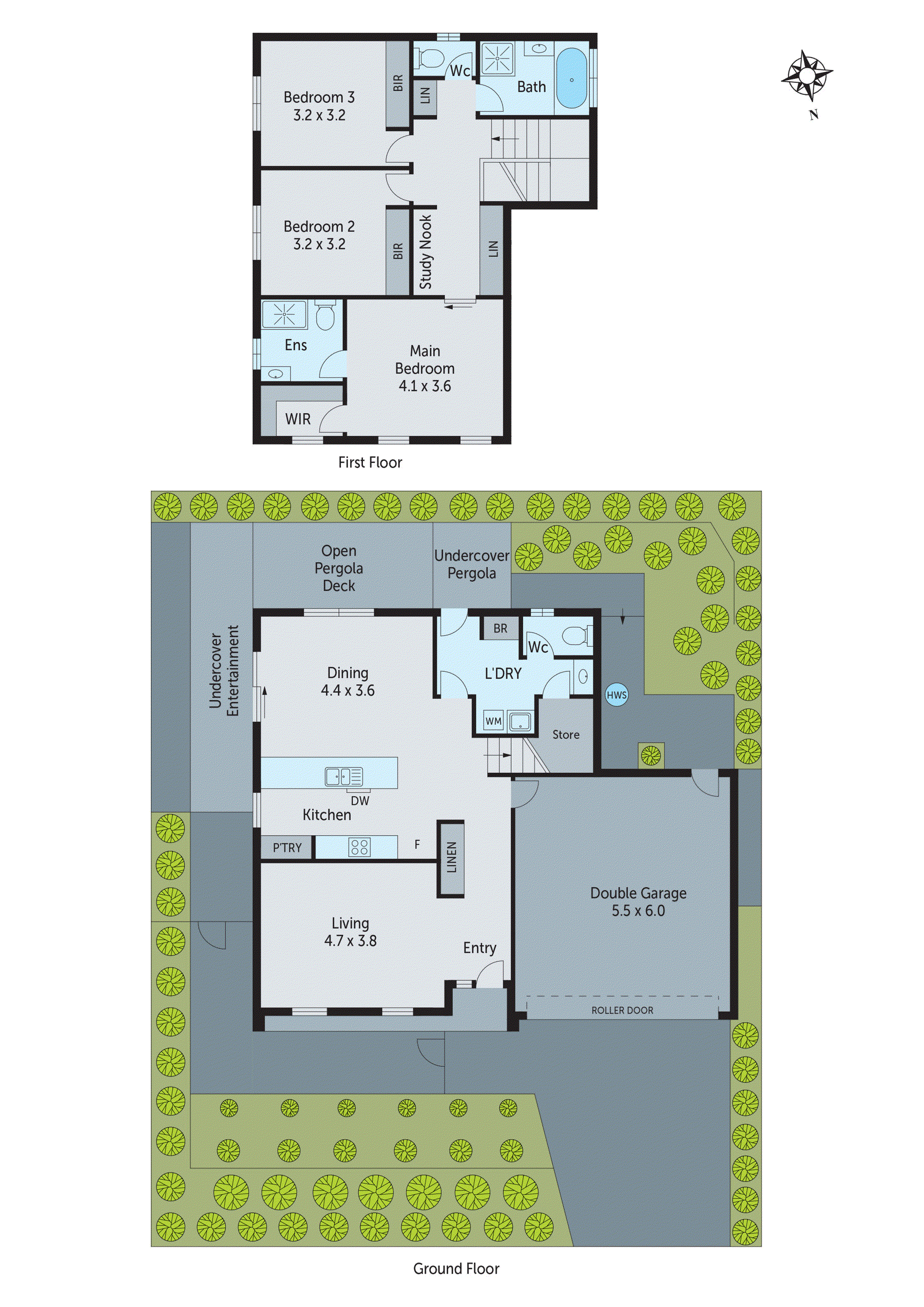 22B Gange Place, Clifton Springs VIC 3222 - Floorplan