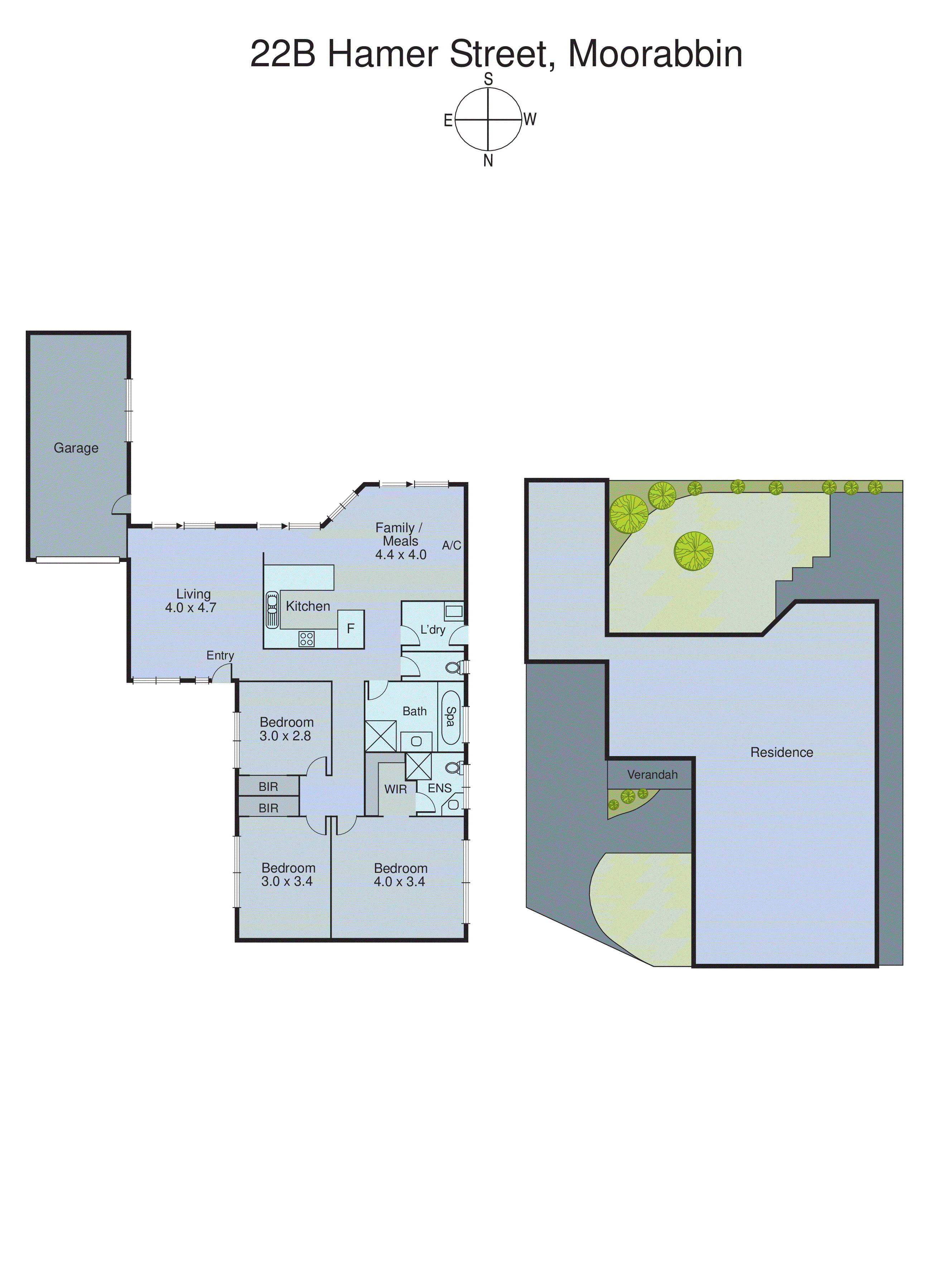 22B Hamer Street, Moorabbin VIC 3189 - Floorplan