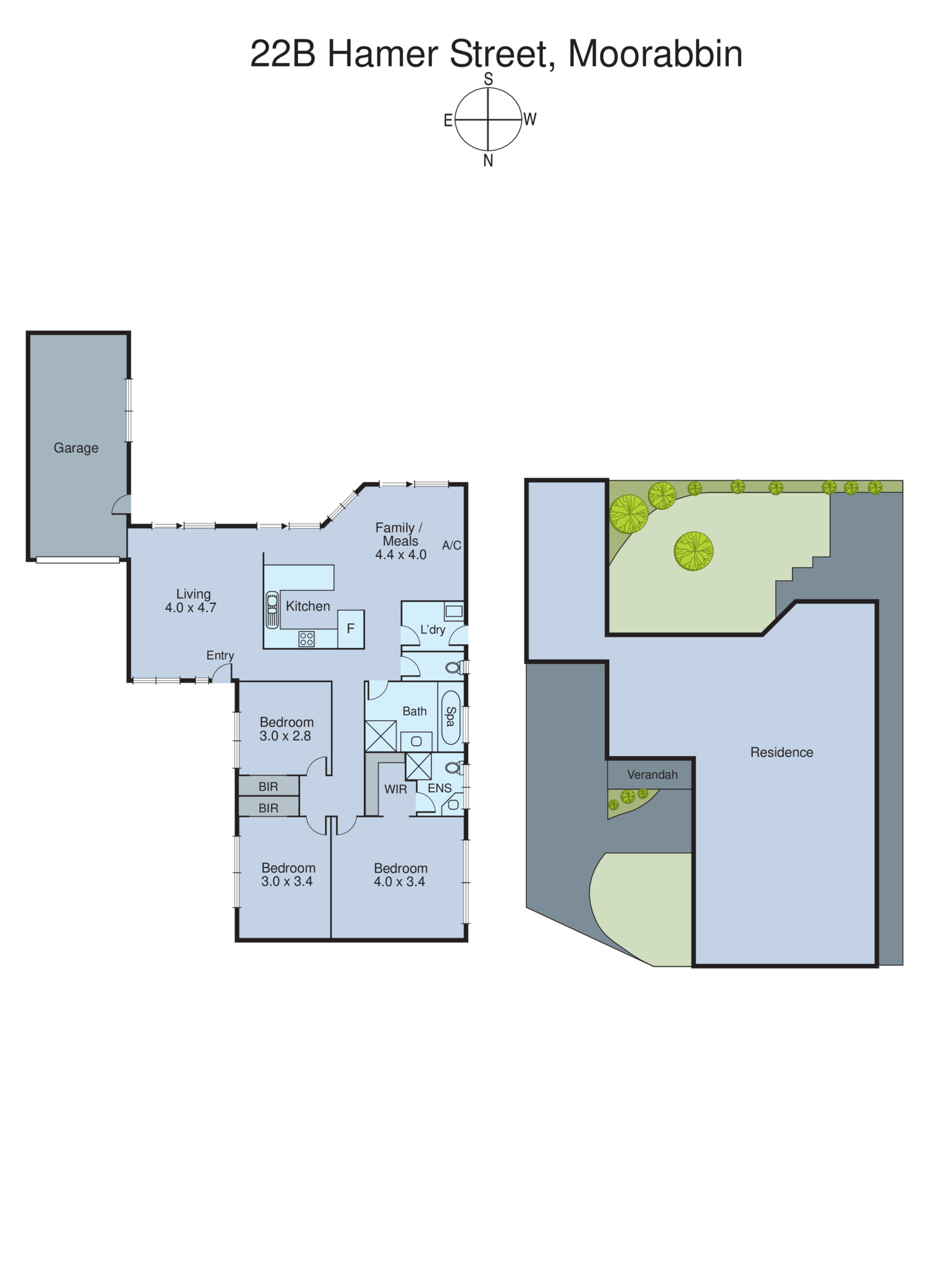 22B Hamer Street, Moorabbin VIC 3189 - Floorplan