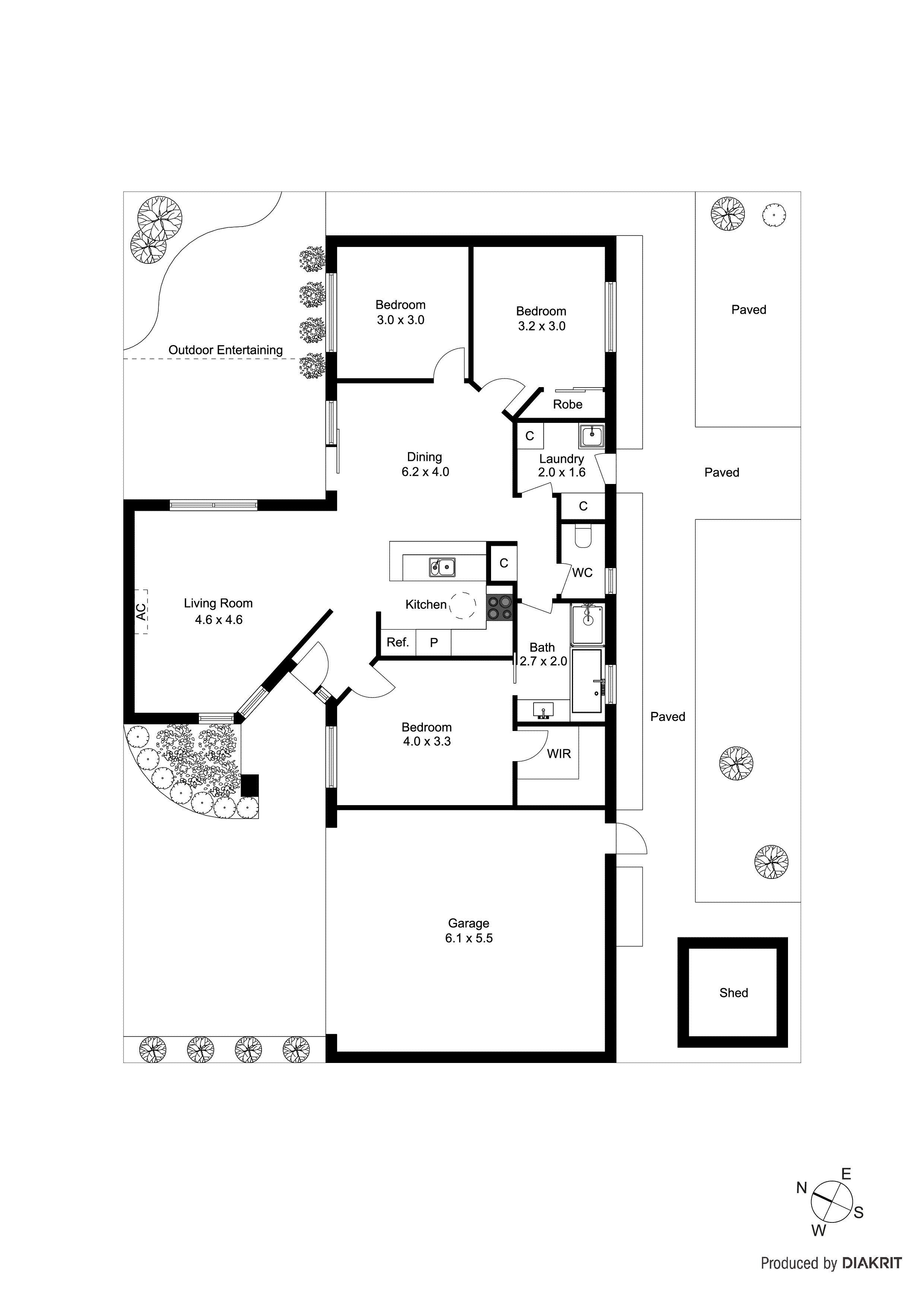 22c Field Avenue, Edithvale VIC 3196 - Floorplan