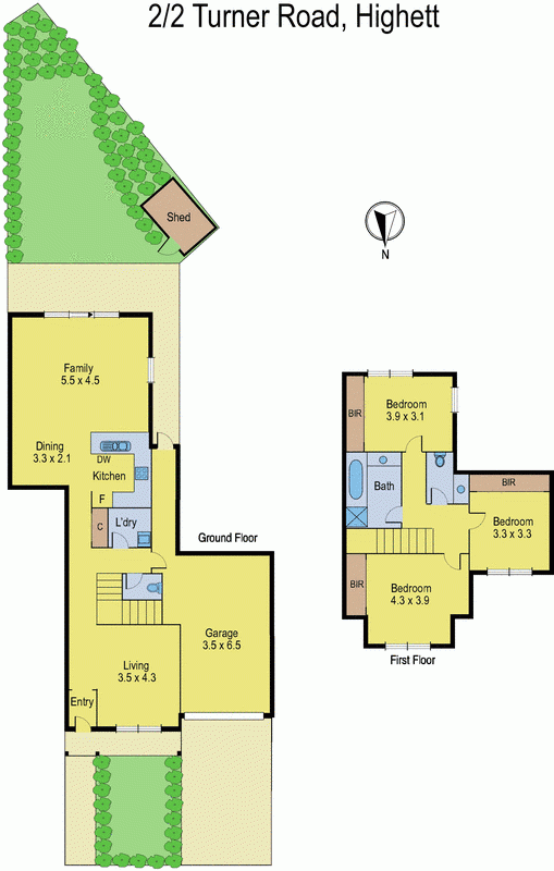 2/2 Turner Road, HIGHETT VIC 3190 - Floorplan