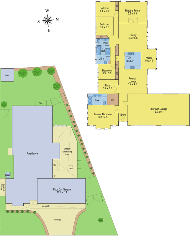 23-25 Roseview Way, St Albans Park VIC 3219 - Floorplan