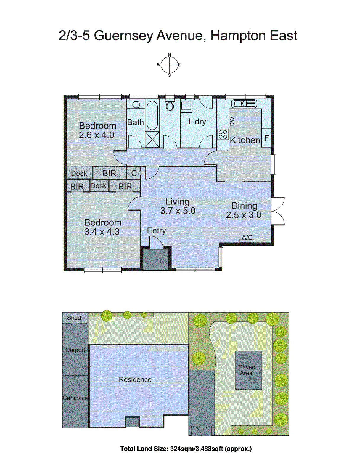 2/3-5 Guernsey Avenue, Hampton East VIC 3188 - Floorplan