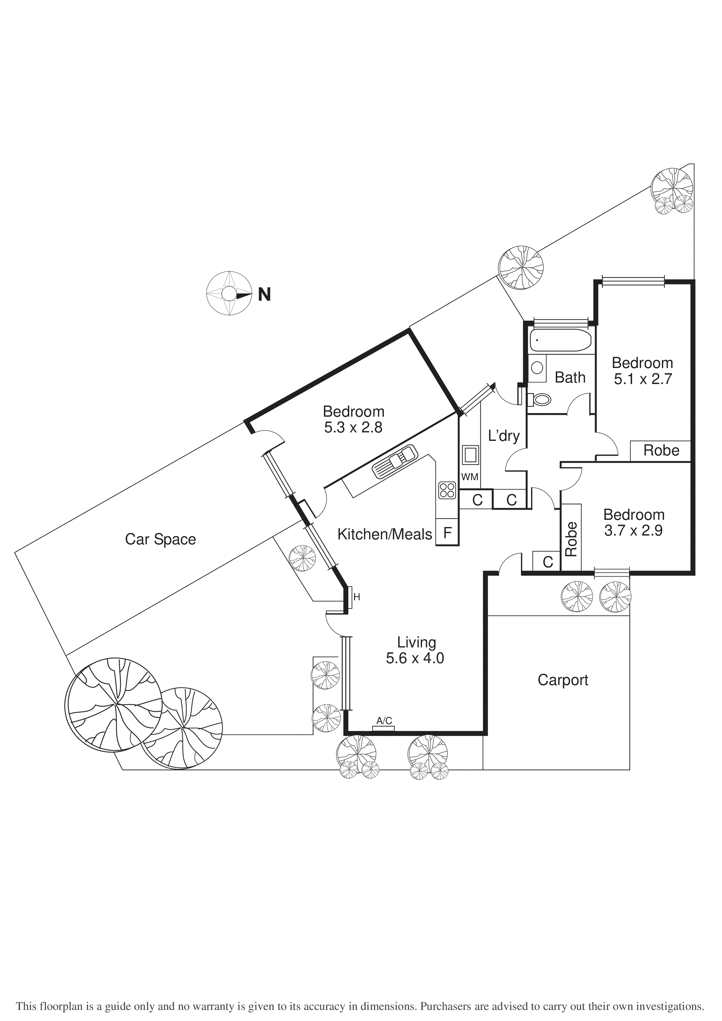 2/3-5 Wyuna Court, Bentleigh VIC 3204 - Floorplan