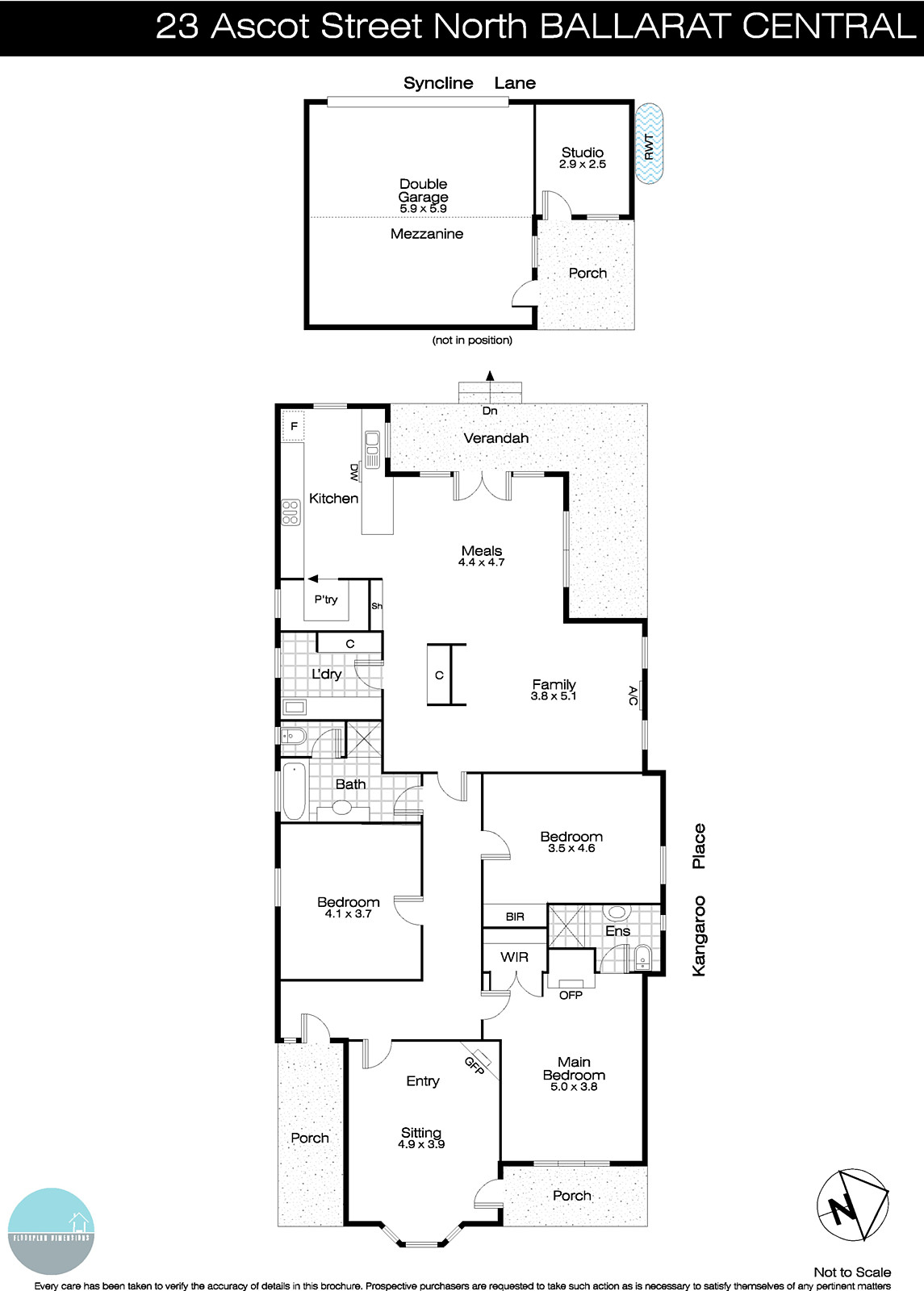 23 Ascot Street North, Ballarat Central VIC 3350 - Floorplan