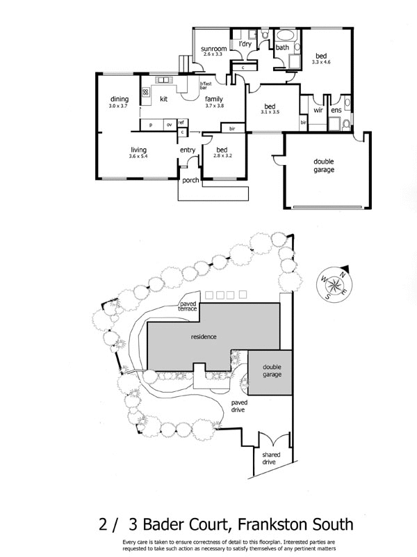 2/3 Bader Court, FRANKSTON SOUTH VIC 3199 - Floorplan