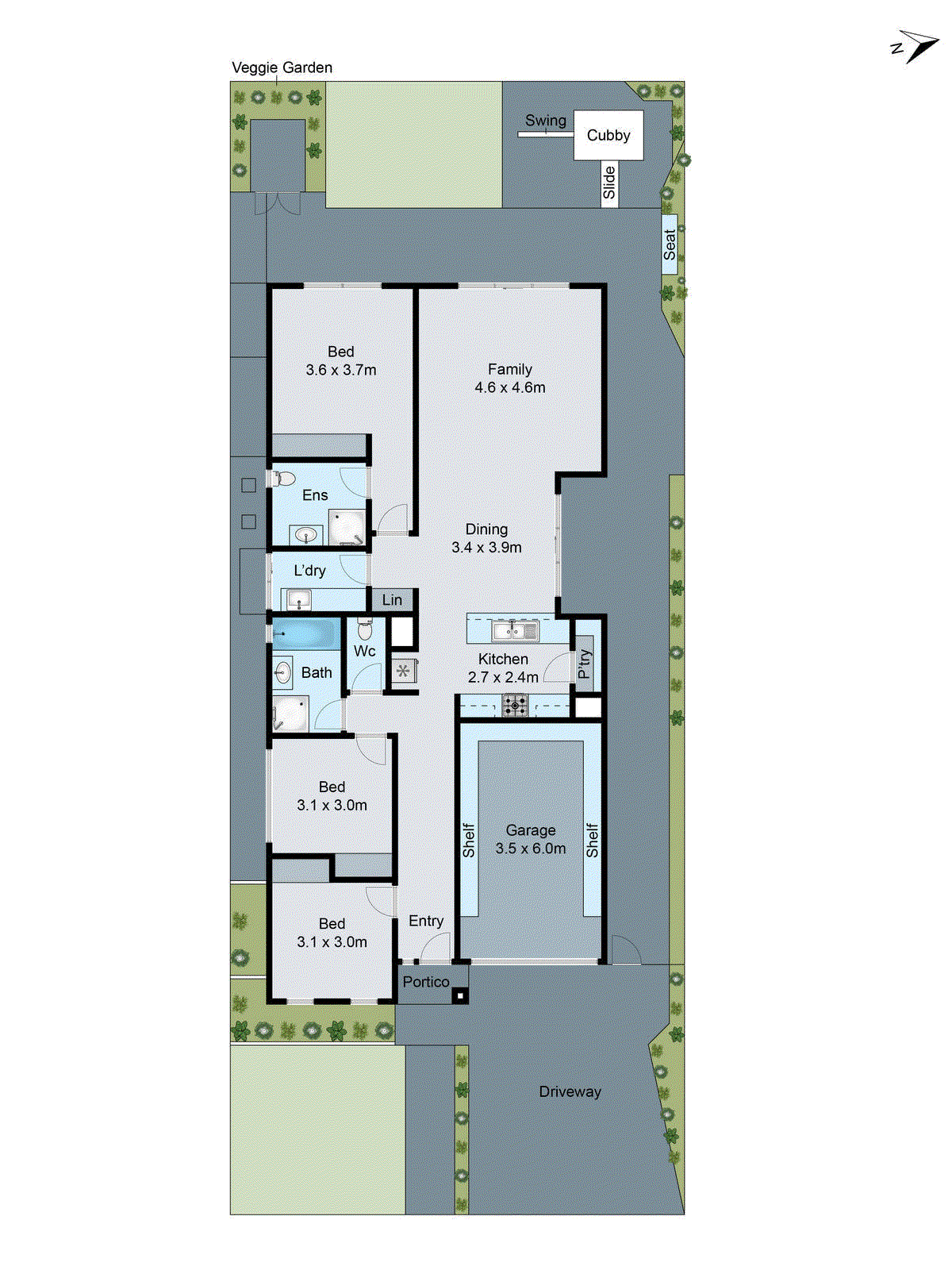 23 Badminton Court, Marshall VIC 3216 - Floorplan