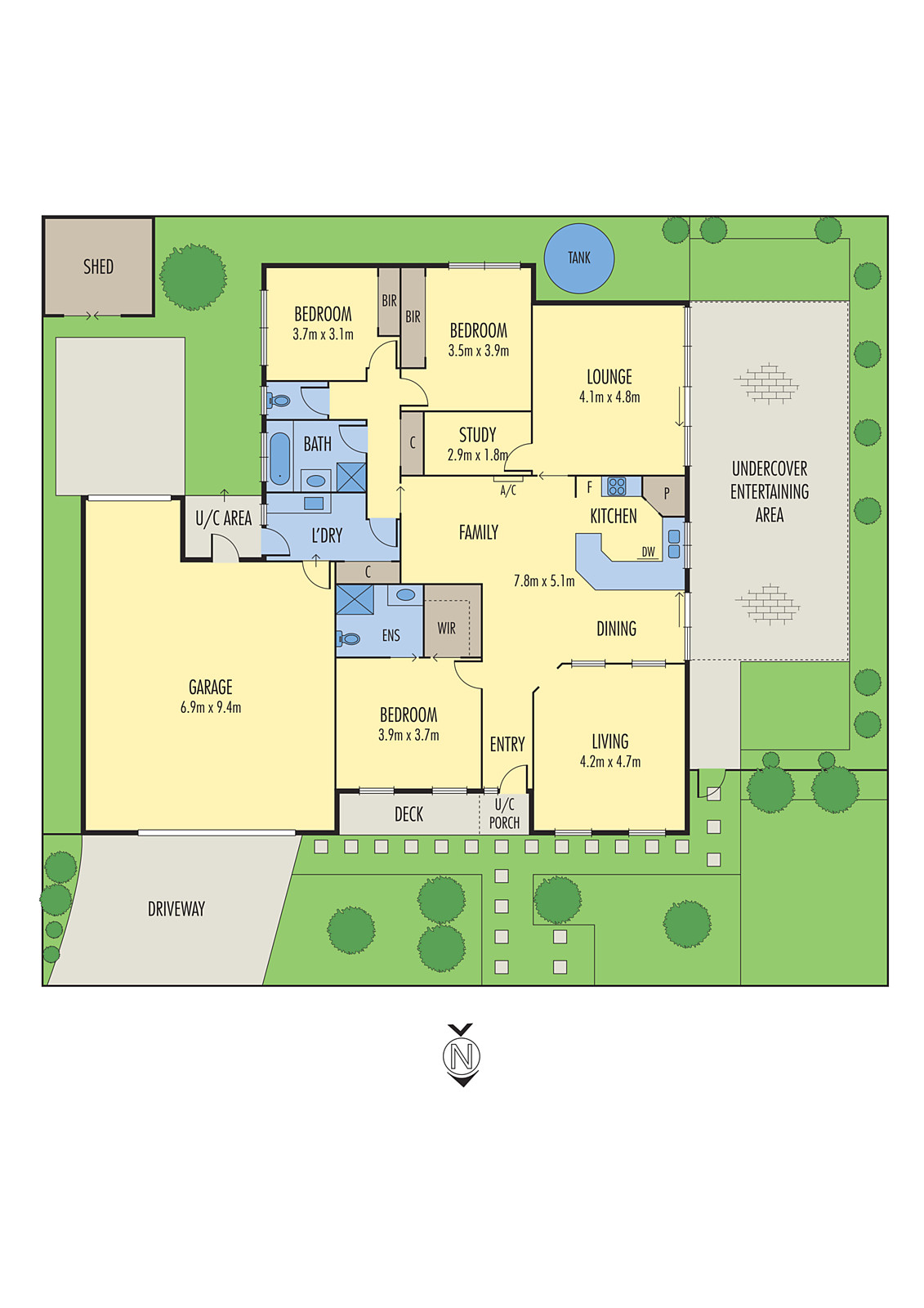 23 Barry Court, Grovedale VIC 3216 - Floorplan