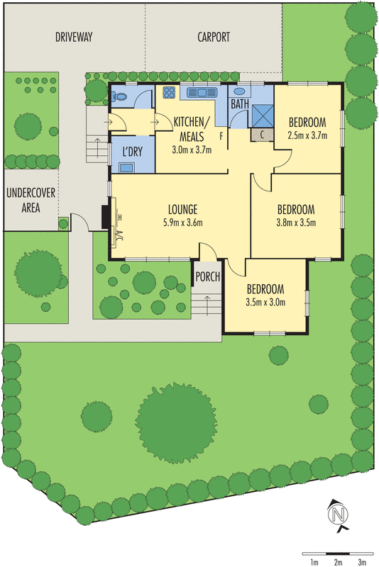 23 Bolwarra Street, Chadstone VIC 3148 - Floorplan