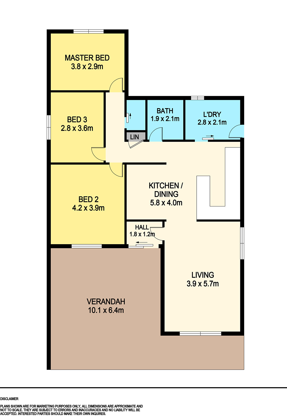 23 Briardale Avenue, Enfield VIC 3352 - Floorplan