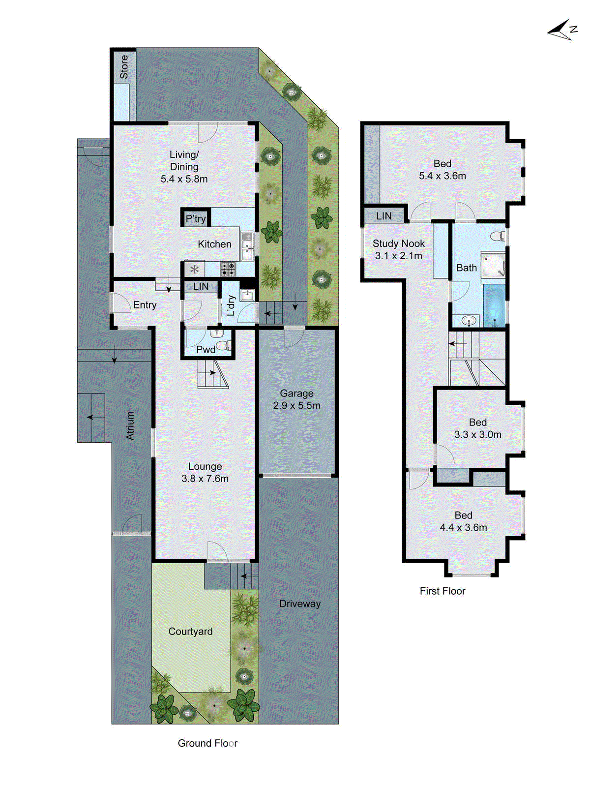 2/3 Cairns Avenue, Newtown VIC 3220 - Floorplan