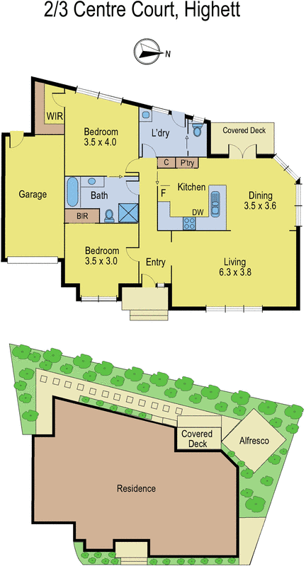 2/3 Centre Court, Highett VIC 3190 - Floorplan