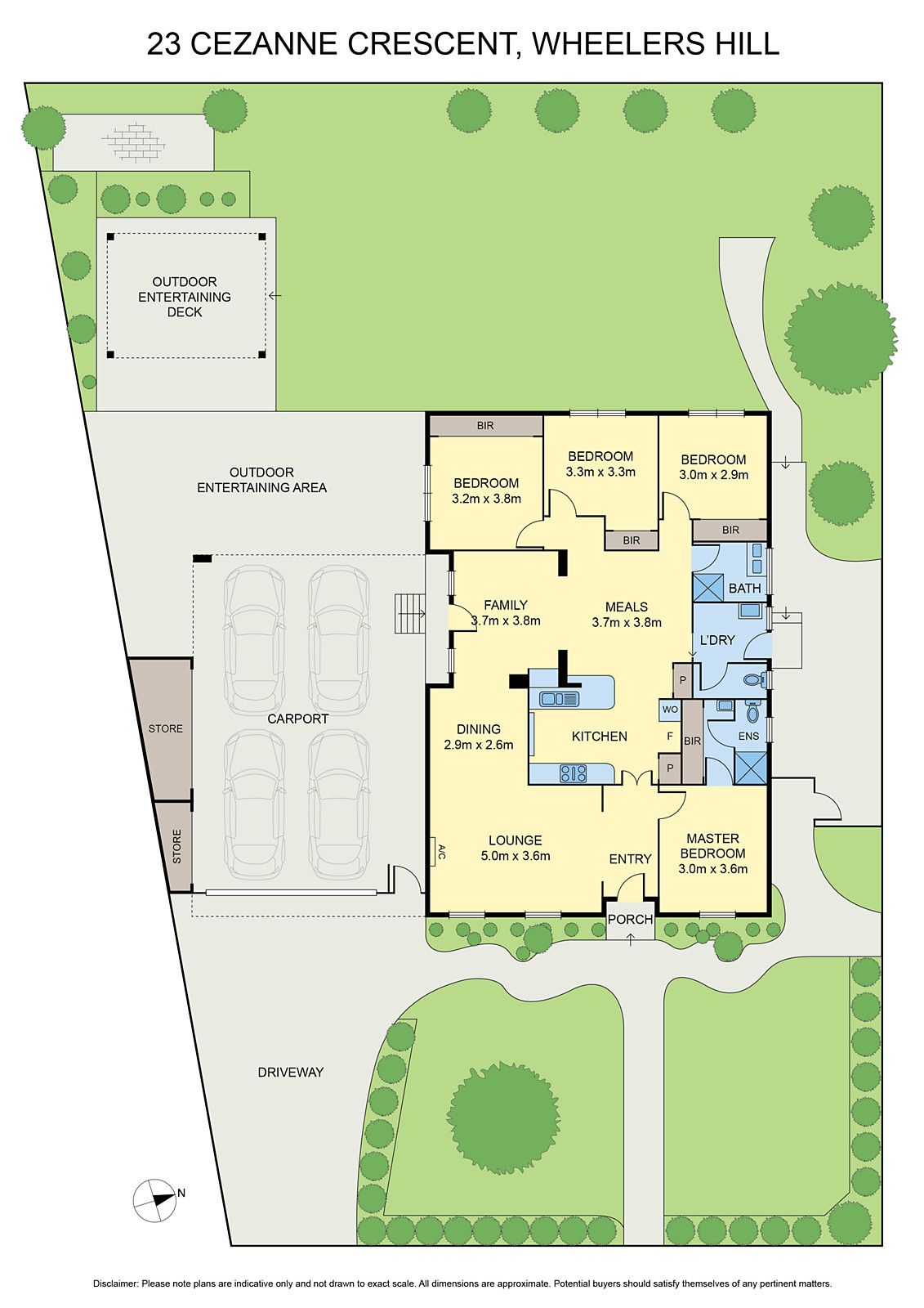 23 Cezanne Crescent, Wheelers Hill VIC 3150 - Floorplan