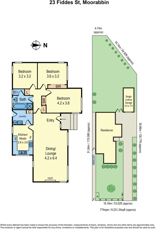 23 Fiddes Street, Moorabbin VIC 3189 - Floorplan