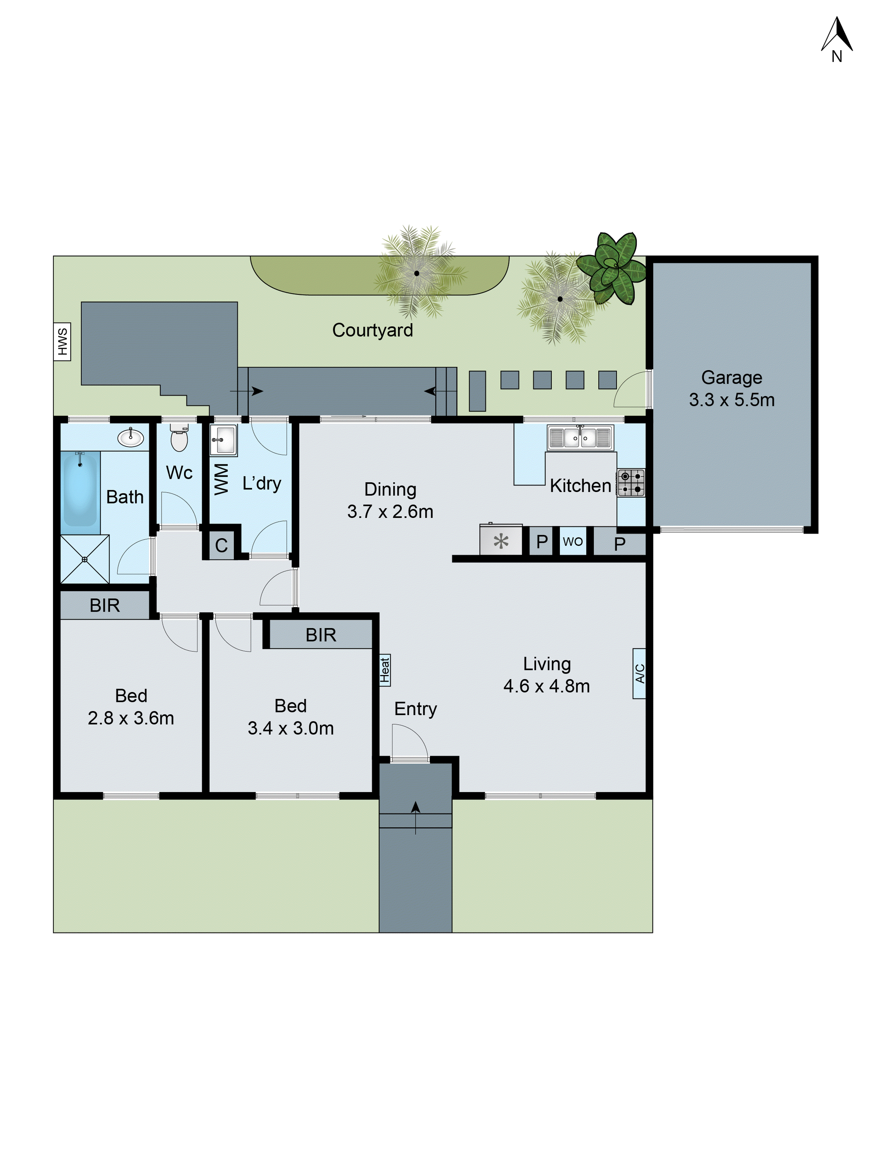 2/3 Golf Road, Oakleigh South VIC 3167 - Floorplan